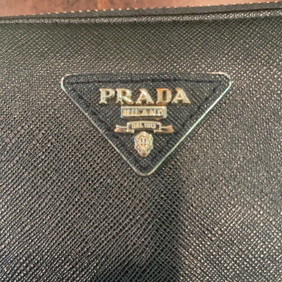 Small Saffiano leather bag Beige +black wallet - Picture 11 of 15